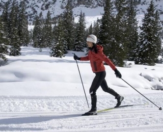  Ruta fácil de esquí de fondo en Risoul 